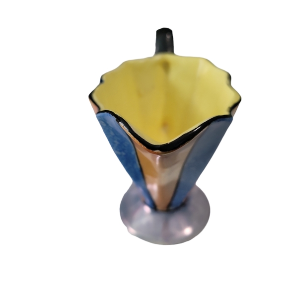 Japanese Art Deco Lusterware 1920s-30s Sugar, Creamer Set - Picture 2 of 13